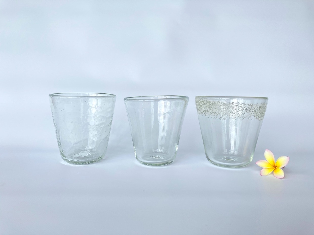 コーングラス　全3種　吹きガラス工房 彩砂　